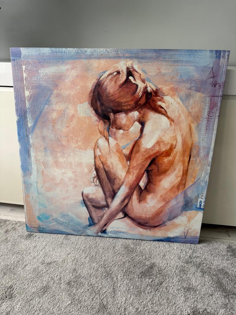 Schilderij Wandering Thoughts met certificaat van Chekirov, Ophalen