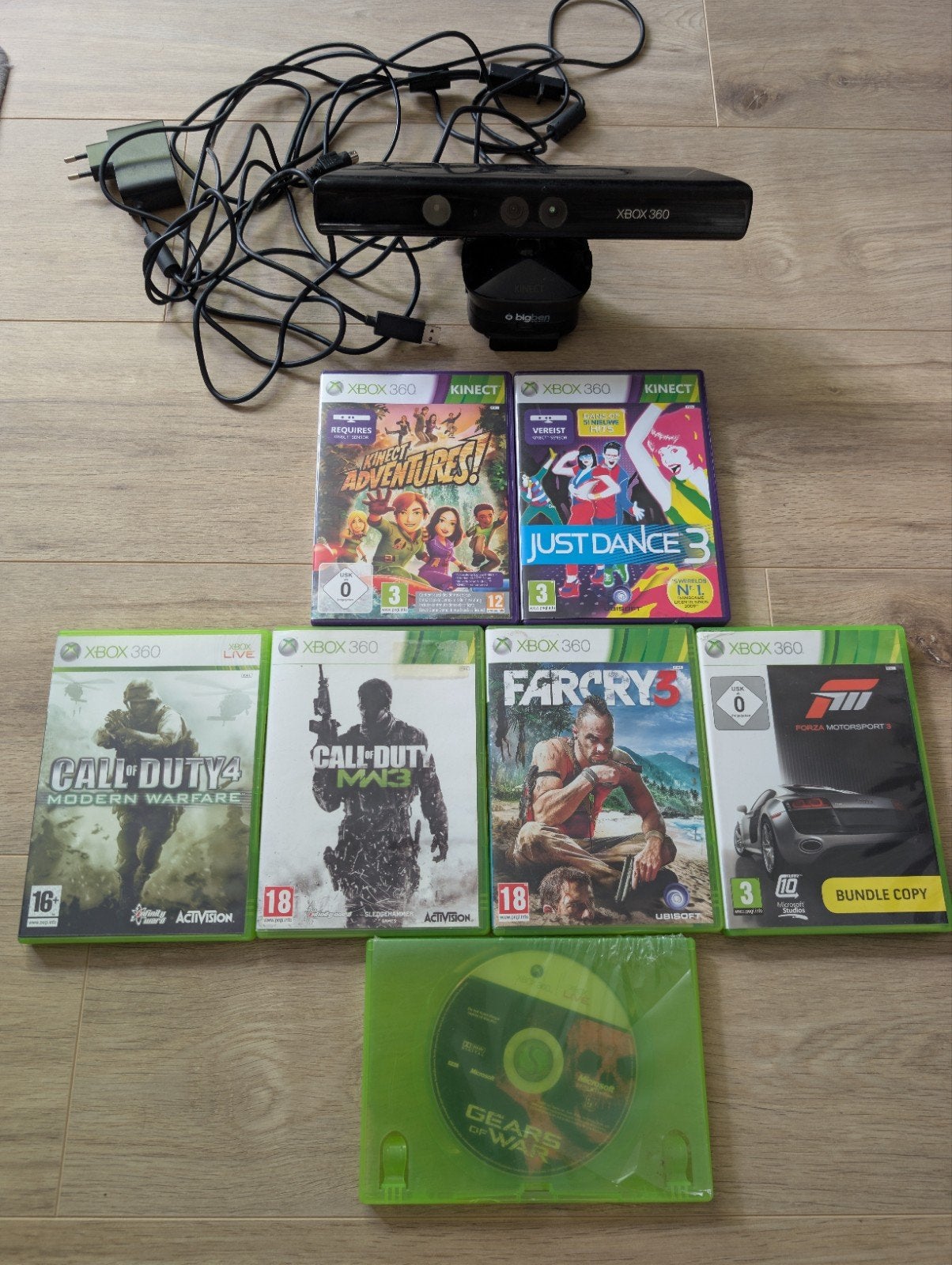 Xbox 360 kinect+2 kinect spellen+ 5 Xbox 360 spellen, Spelcomputers en Games, Games | Xbox 360, 3 spelers of meer, Ophalen of Verzenden