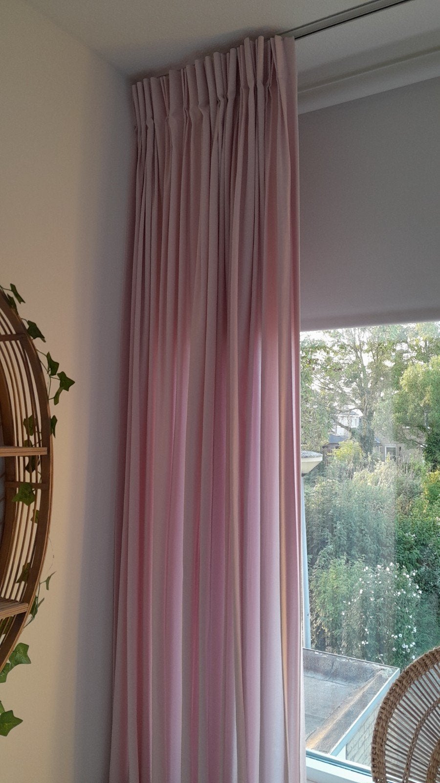 lichtroze roze gordijnen voor kamer breedte 2.70, 249 cm, Gebruikt, Overige merken, 250 cm