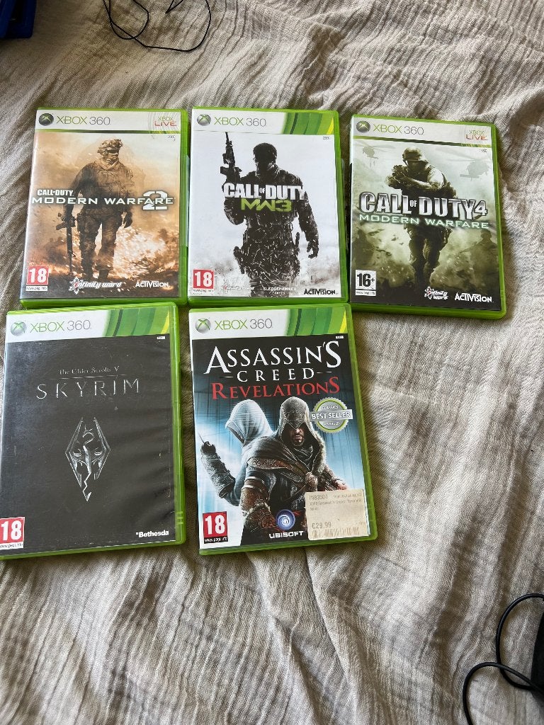 5 Xbox 360 games, 3 spelers of meer, Ophalen of Verzenden, Zo goed als nieuw, Vanaf 3 jaar