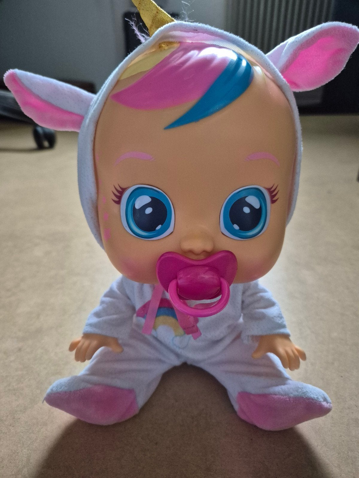 Cry Babies Dreamy interactieve pop, Kinderen en Baby's, Ophalen of Verzenden, Zo goed als nieuw, Babypop