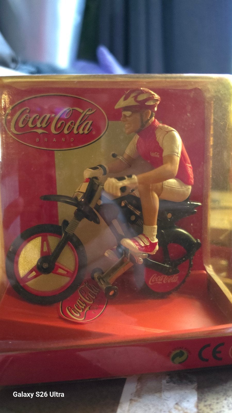Coca Cola wielrenner, Ophalen, Nieuw