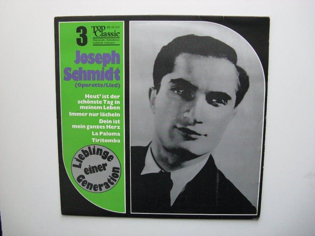 Joseph Schmidt Operette LiedLieblinge Einer Generatio, Cd's en Dvd's, Ophalen of Verzenden, Zo goed als nieuw, 12 inch