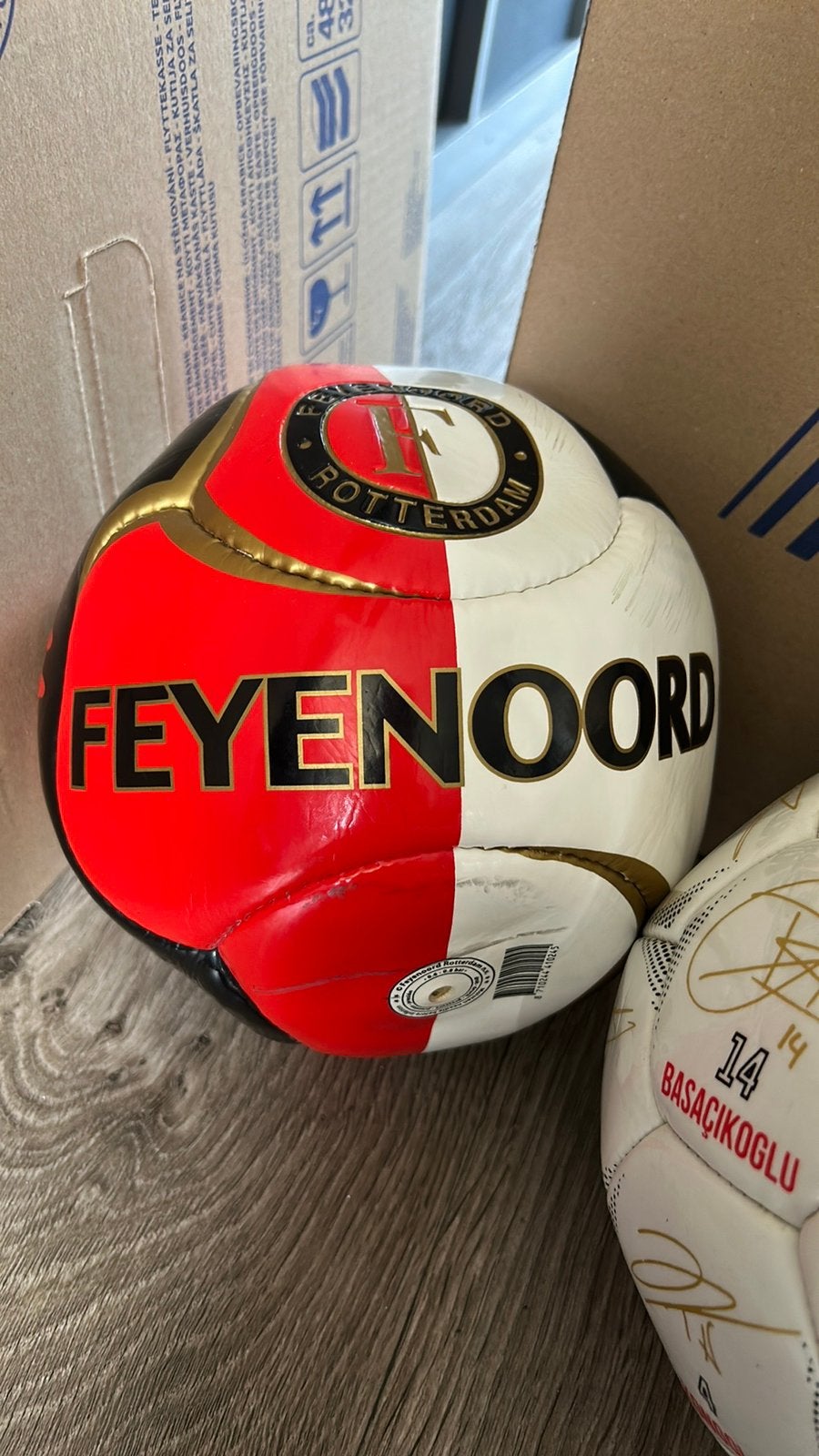 Feyenoord Bal - Officiële Club Voetbal, Ophalen of Verzenden, Gebruikt, Bal