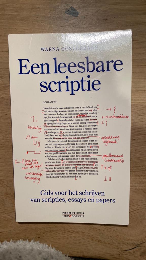 Een leesbare scriptie, Boeken, Studieboeken en Cursussen, Zo goed als nieuw, Ophalen of Verzenden