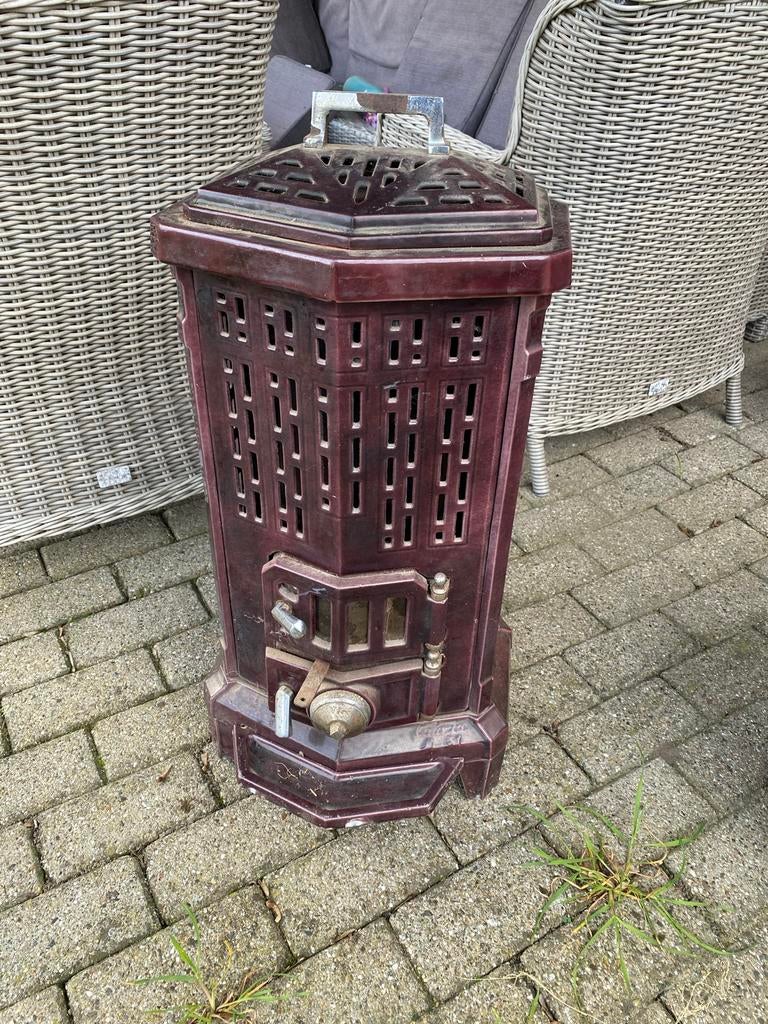 Antieke Kolenkachel - Decoratieve Kachel, Ophalen, Gebruikt, Overige brandstoffen, Vrijstaand