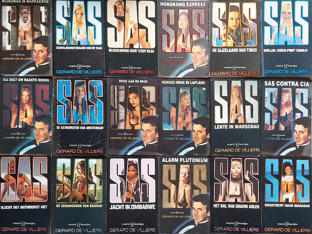 SAS boeken - Gerard de Villiers, Ophalen, Gelezen