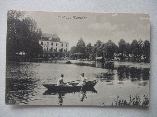 P267 Hotel de Plasmolen bij Mook 1914, Verzenden, Voor 1920, Gelopen, Limburg