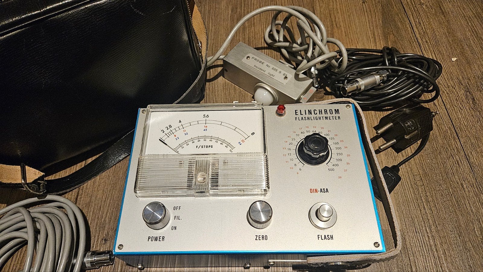 Elinchrom FLM1 Flashmeter met tas - rits defect, Audio, Tv en Foto, Fotografie | Professionele apparatuur, Niet werkend, Ophalen of Verzenden