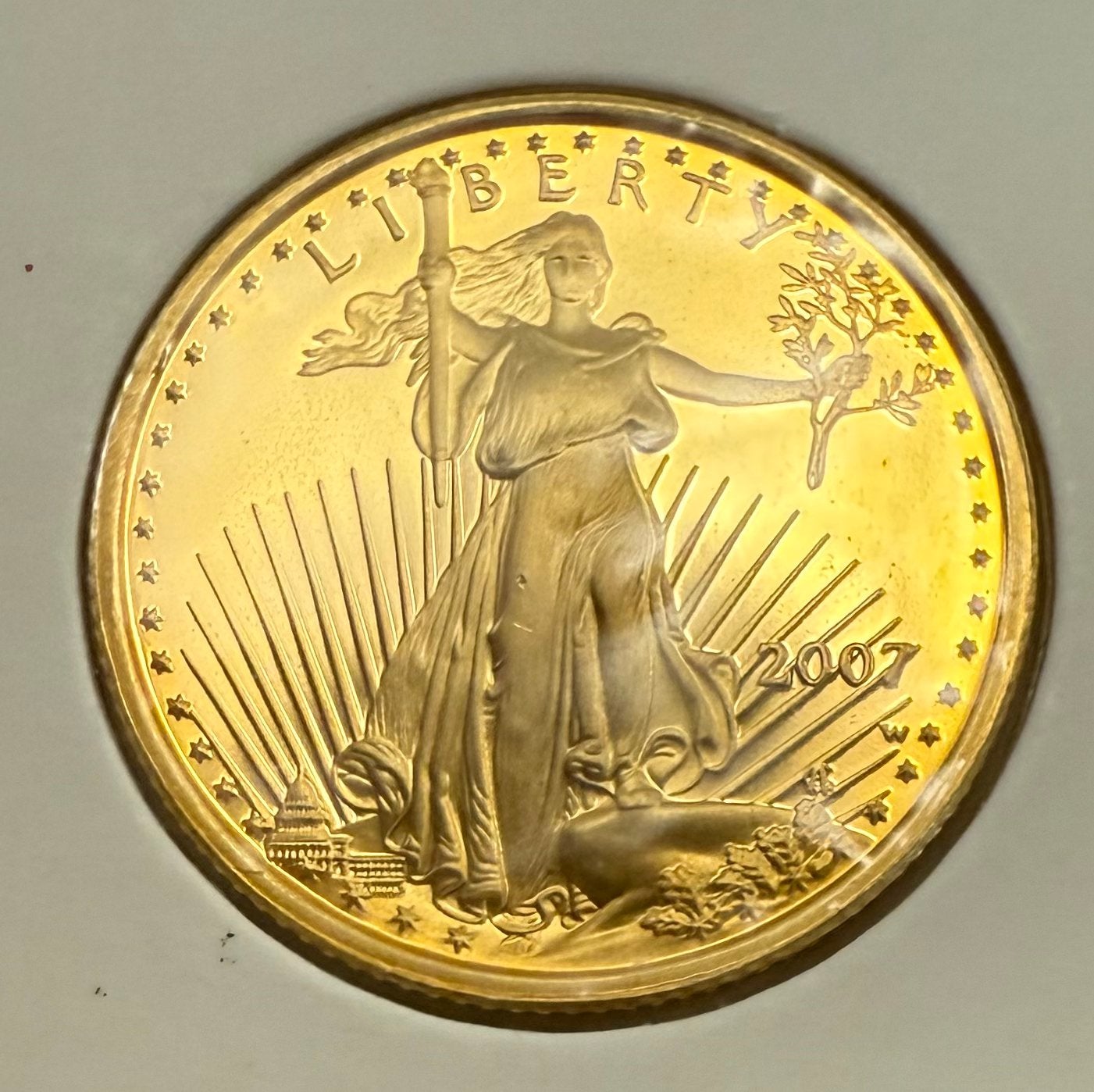 1/4oz 2007 Liberty / Eagle  / 916 Goud, Postzegels en Munten, Ophalen of Verzenden, Noord-Amerika, Losse munt, Goud
