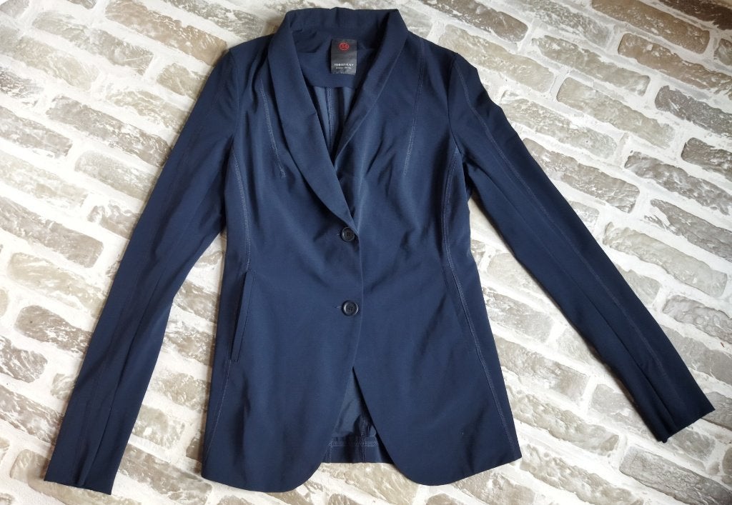 Penn & Ink Blazer Zwart Travelstof Maat S, Penn & Ink, Zwart, Ophalen of Verzenden, Zo goed als nieuw