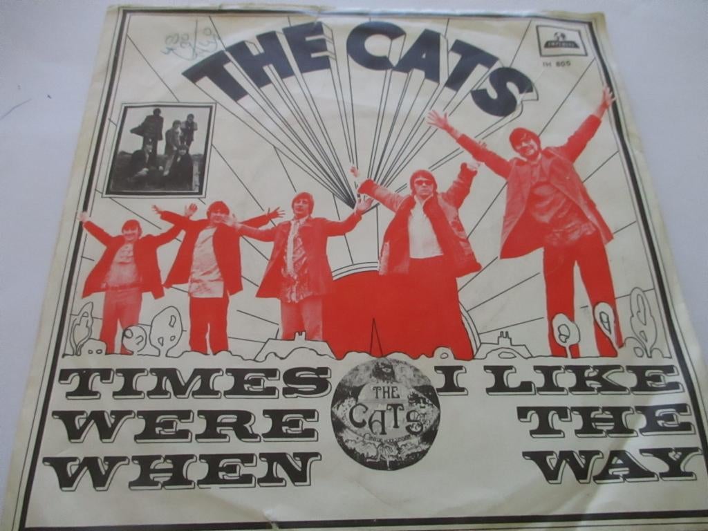 The Cats _ Times were when / I like the way = 1970, Cd's en Dvd's, Vinyl Singles, Fotohoes, Ophalen of Verzenden, Gebruikt, Pop