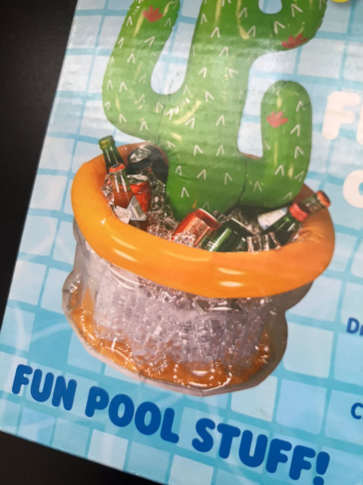 Nieuw=drijvende drankkoeler opblaasbaar=cactus, Ophalen of Verzenden, Nieuw