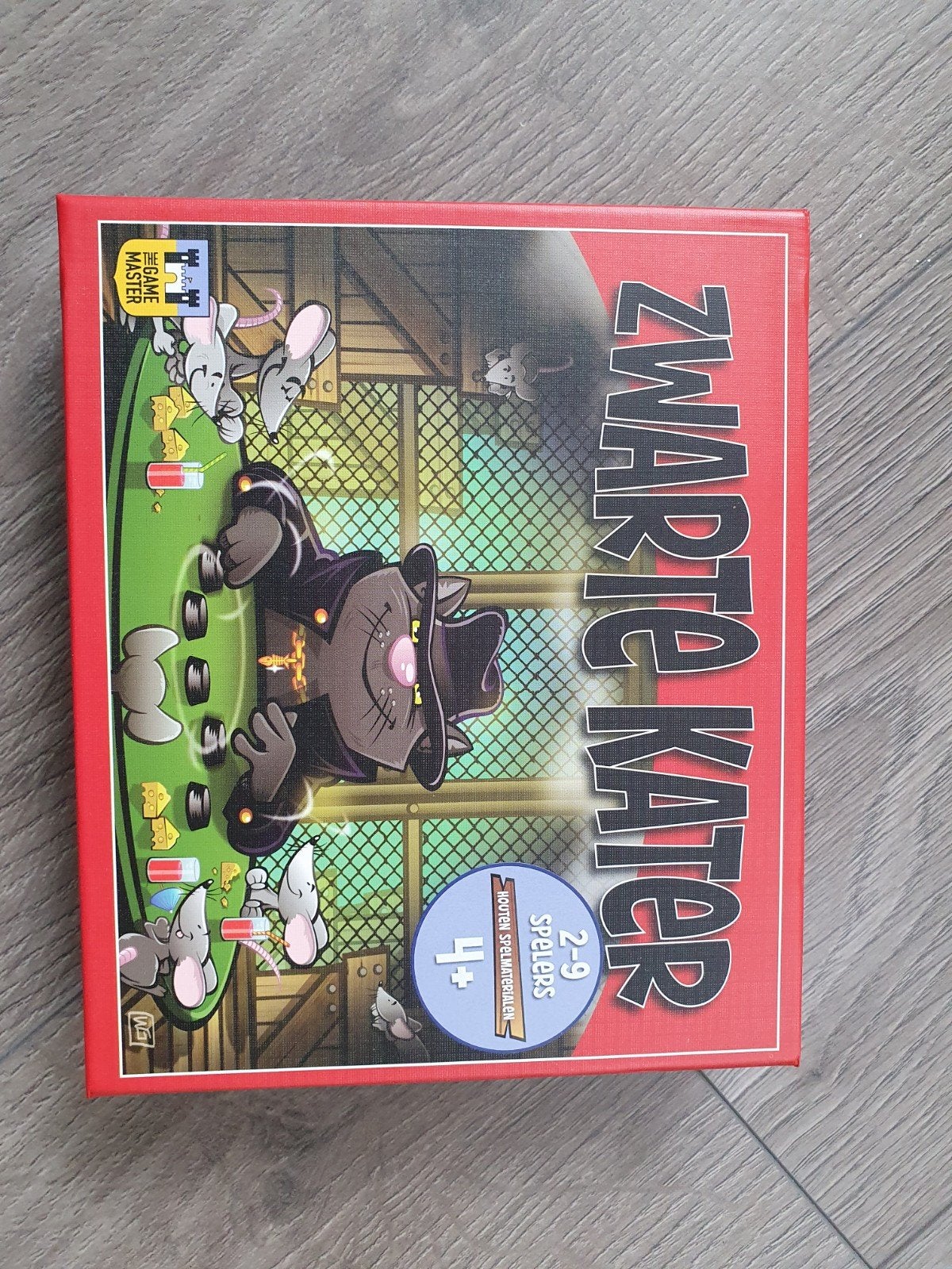 Zwarte Kater Bordspel - Leuk familiespel!, Hobby en Vrije tijd, Drie of vier spelers, Ophalen of Verzenden, Zo goed als nieuw