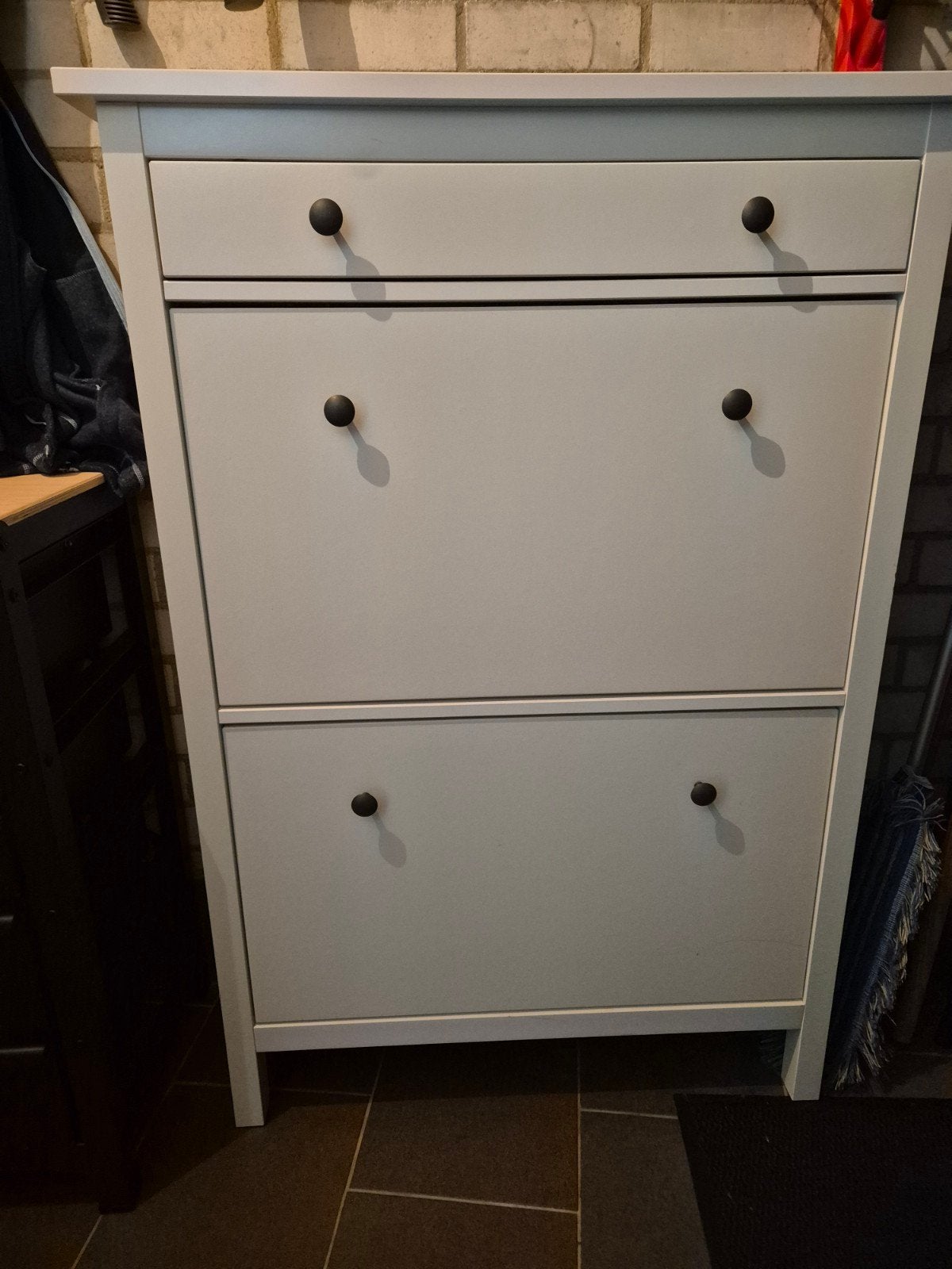 IKEA Hemnes schoenenkast met lade - wit, Ophalen, Gebruikt, Scandinavisch, Klassiek