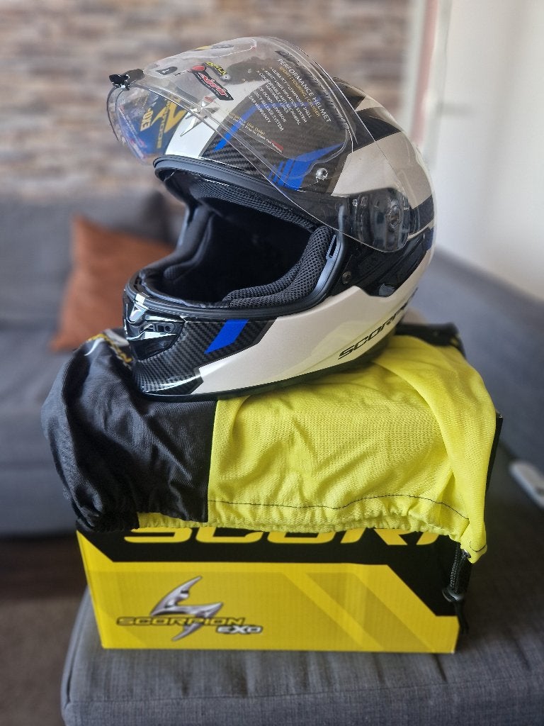 Scorpion exo 1400 Air L integraal helm motor, Overige merken, Dames, Ophalen of Verzenden, Integraalhelm