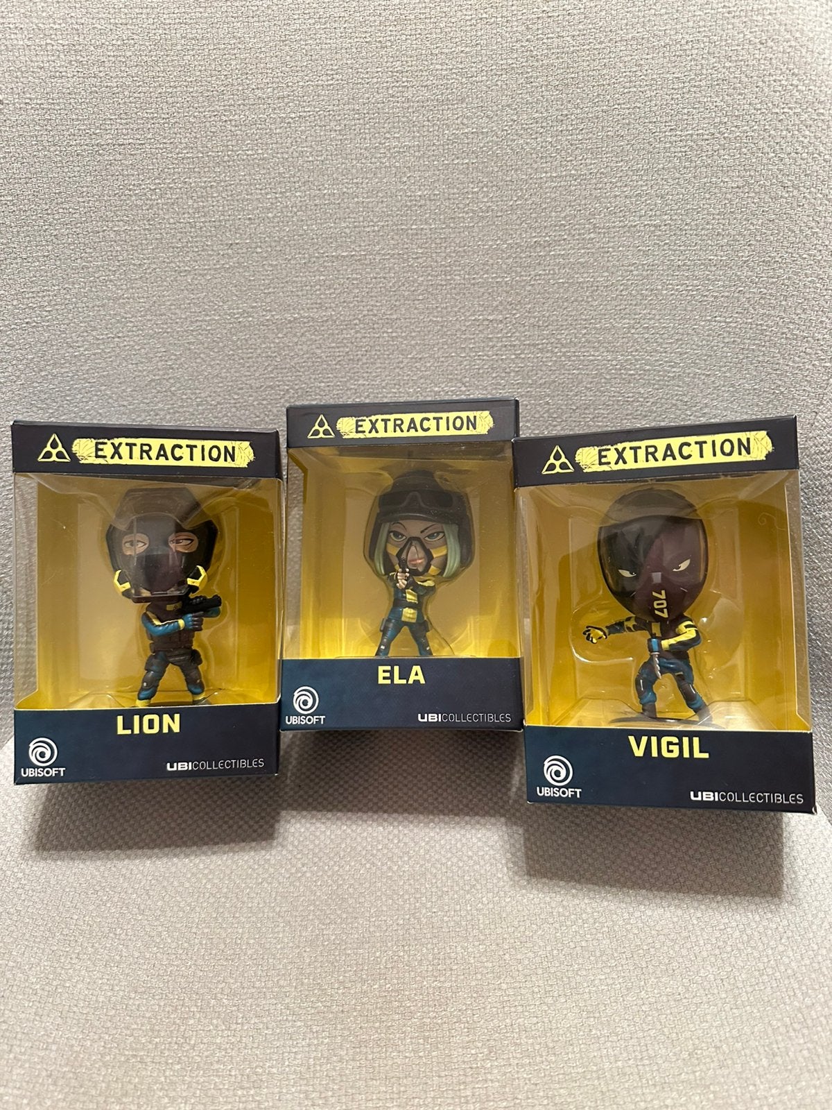 Ubisoft Extraction chibi’s. Complete set van 3!, Ophalen of Verzenden, Zo goed als nieuw