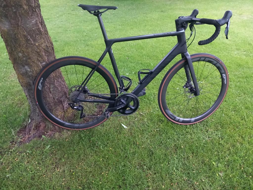 Canyon Ultimate CF SL maat l met Shimano 105 en Zipp 303 S, Gebruikt, Carbon, 57 tot 61 cm, Meer dan 20 versnellingen