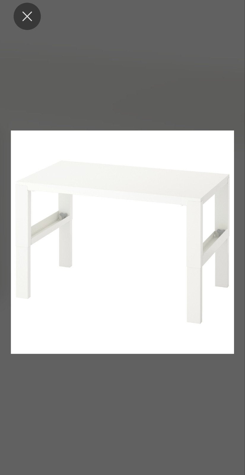 IKEA PÅHL bureau in de grootste maat (128 x 58 cm)., Huis en Inrichting, Bureaus, Ophalen, Gebruikt