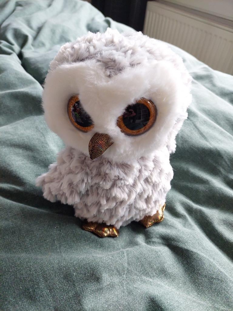 Ty Beanie Boo's Owlette Uil, Overige karakters, Overige typen, Ophalen of Verzenden, Klein (minder dan 20 cm)