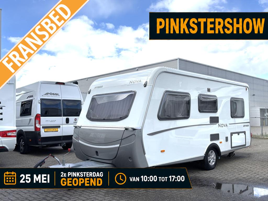 Eriba Hymer Nova 465 FRANSBED MOVER VOORTENT !, Rondzit, Tot en met 2, Bedrijf, Schokbreker