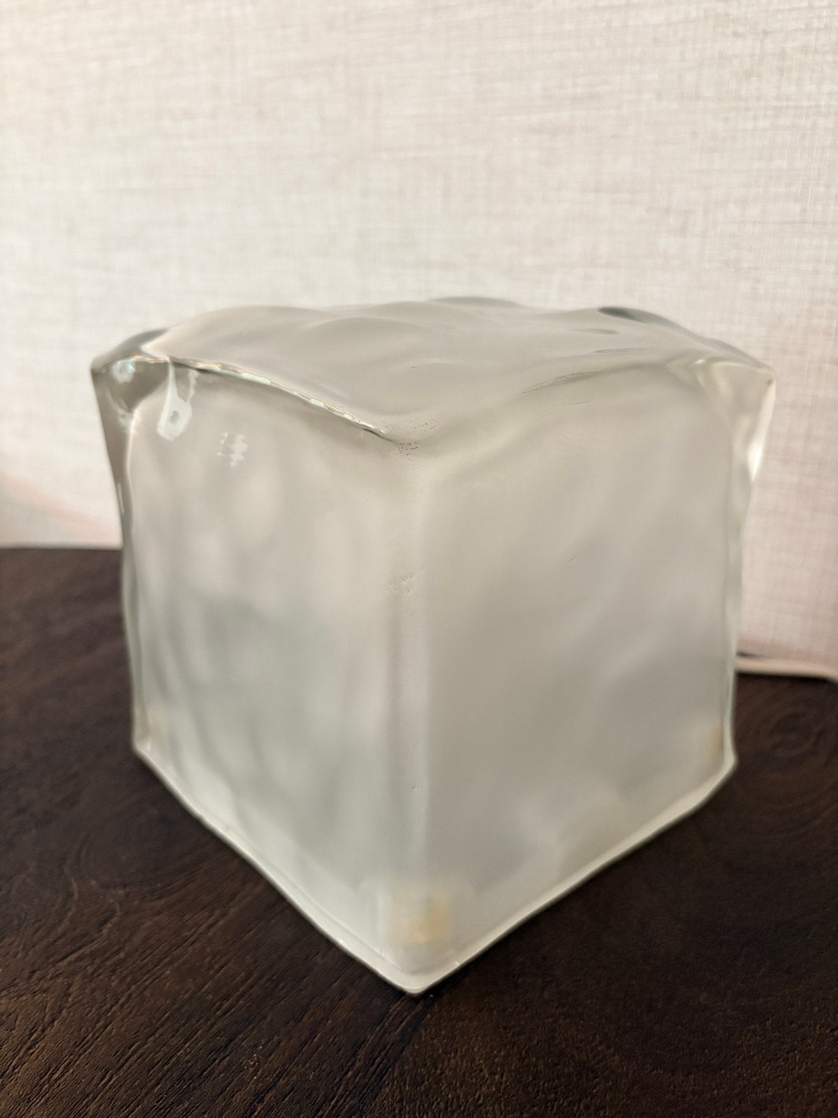 IKEA Ice Cube Tafellamp - Set van 2, Huis en Inrichting, Gebruikt, Wit, Ophalen of Verzenden, IKEA
