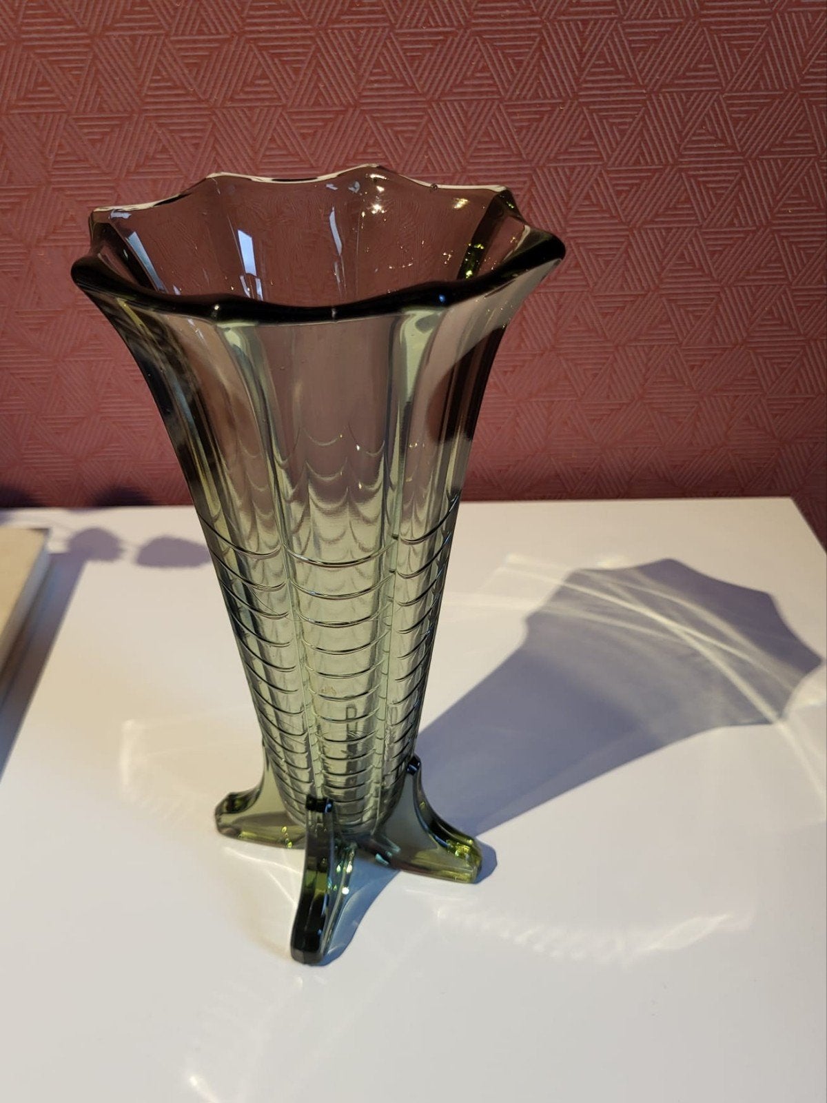 Val Saint Lambert Art Deco vaas 'Montesquieu' Luxval, Ophalen of Verzenden