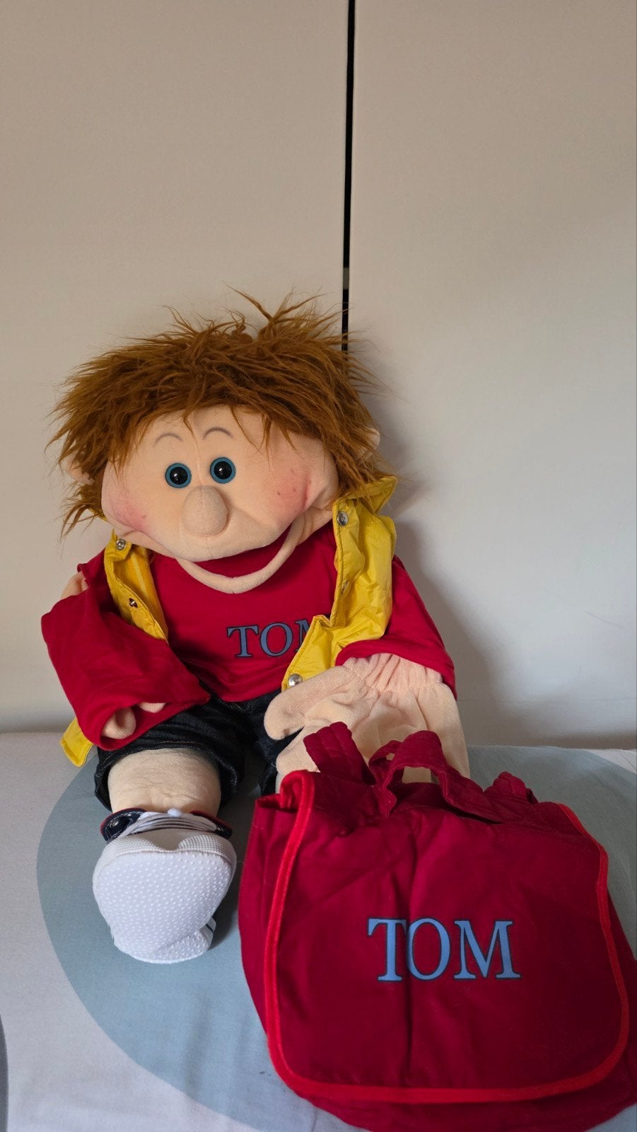 Living Puppet handpop Tom, Kinderen en Baby's, Ophalen of Verzenden, Zo goed als nieuw, Overige typen