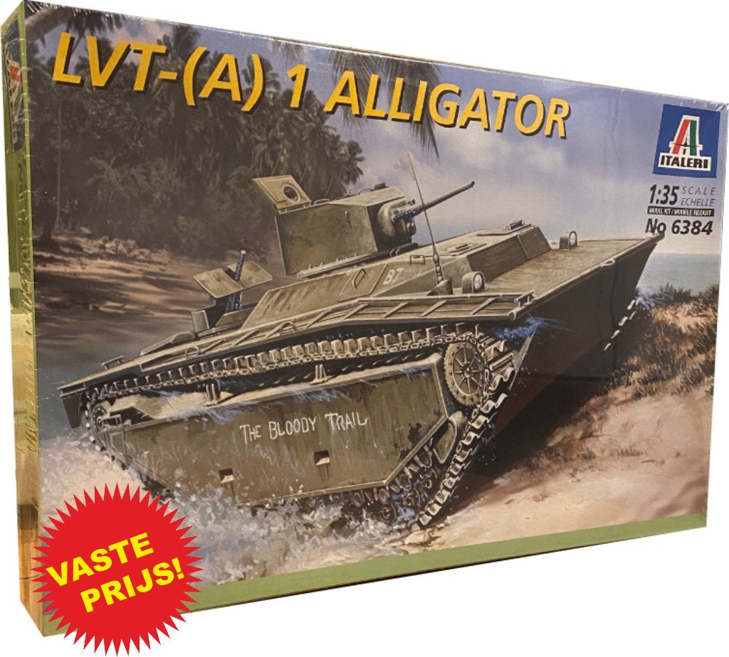LVT- (A) 1 Alligator (Italeri 6384) 1/35, Hobby en Vrije tijd, Tank, Italeri, 1:32 tot 1:50, Nieuw