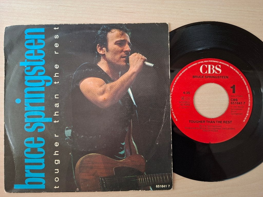 Bruce Springsteen - Tougher than the rest, Gebruikt, 7 inch, Single, Ophalen of Verzenden