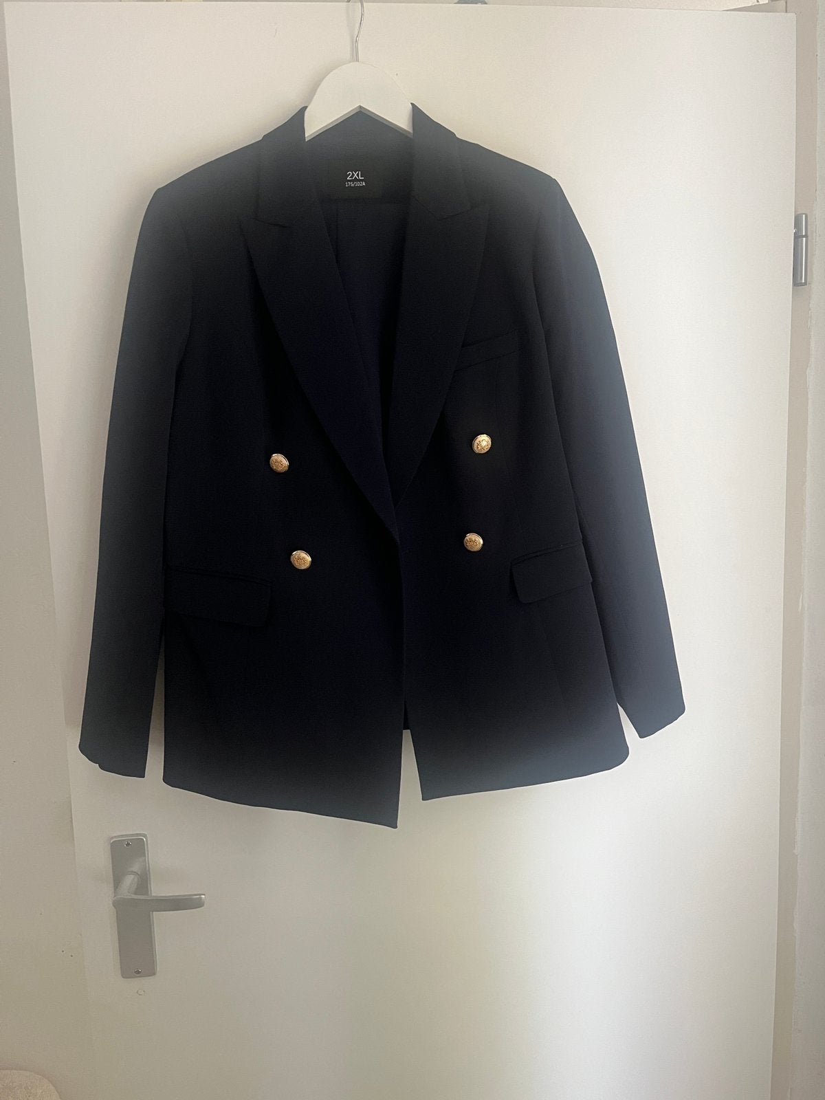 Broekpak donkerblauw/zwart nieuw!, Ophalen of Verzenden, Nieuw, Zwart
