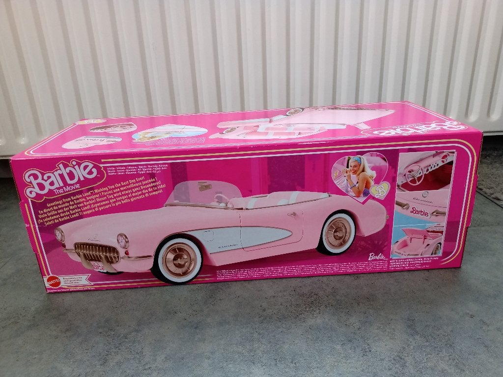 CORVETTE CONVERTIBLE van Barbie The Movie (NRFB), Ophalen of Verzenden, Nieuw, Accessoires