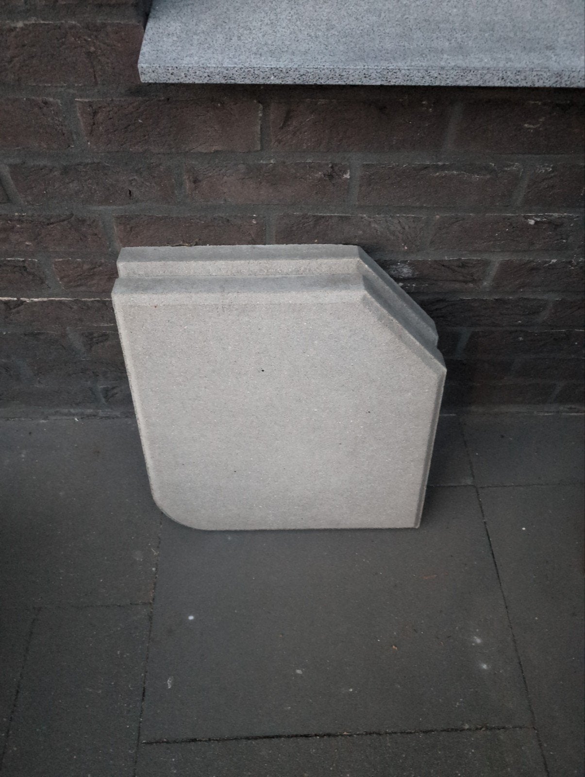 4x Betonnen parasoltegels, Ophalen, Zo goed als nieuw, Beton, Overige typen