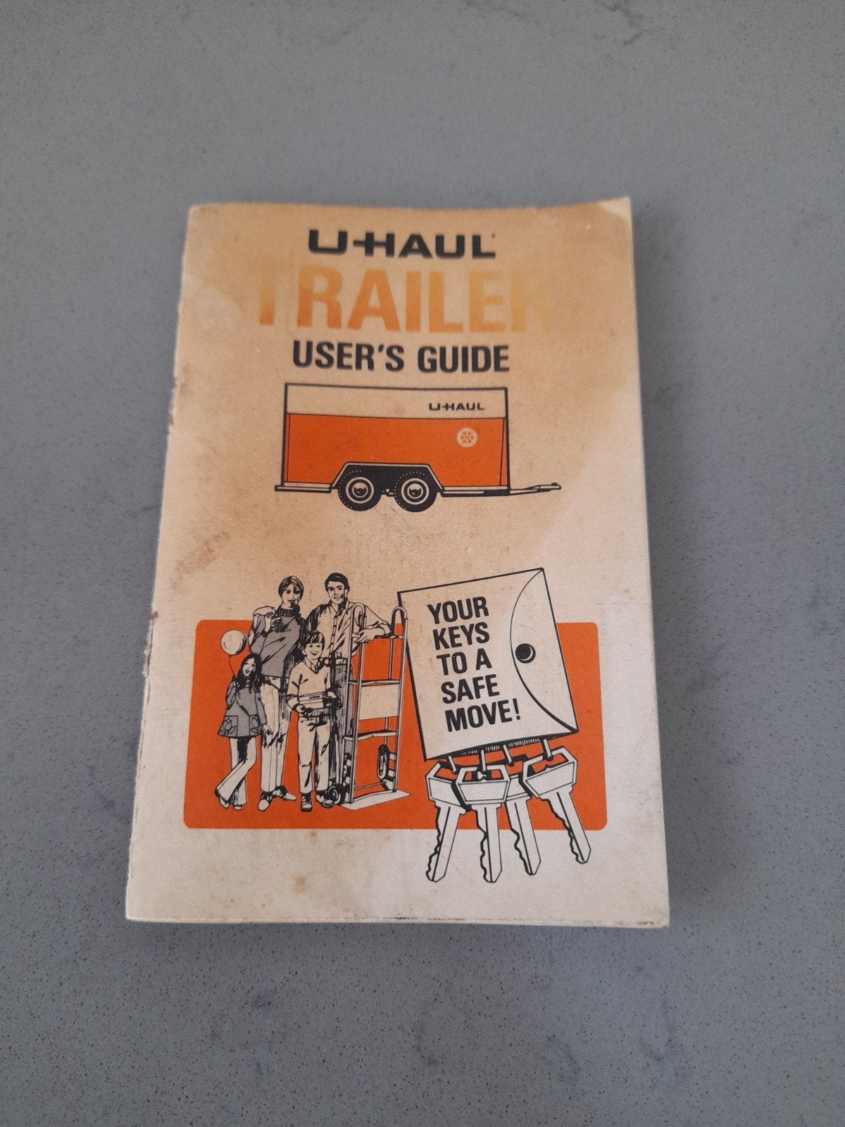 Vintage U-Haul Trailer Gebruikershandleiding (1972), Ophalen of Verzenden