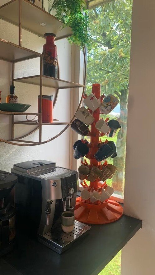 flessen droogrek/ mokkenrek / flessenboom, Ophalen, Kunststof, Zo goed als nieuw, 25 flessen of meer