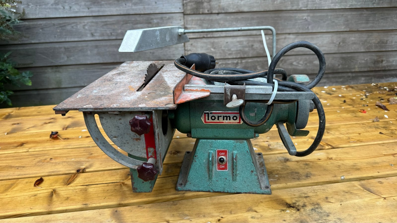 Tormo Tafelzaag en Slijpmachine - Vintage Model, Ophalen, Minder dan 30 mm, Gebruikt, Cirkelzaag
