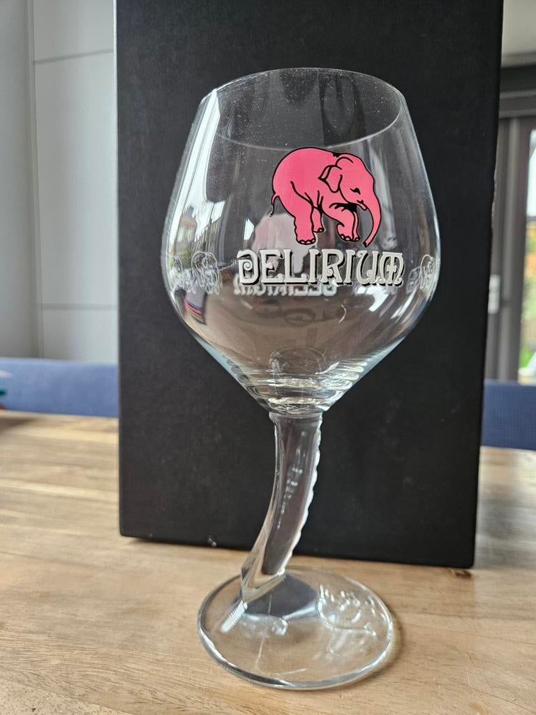 Delirium bier glas, Ophalen