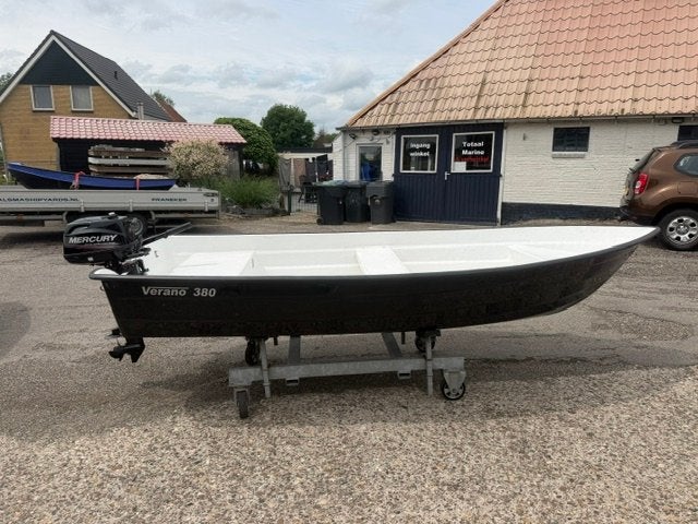 Demo Verano 380 + 6 PK Mercury * (bj 2025), Watersport en Boten, Nieuw, Polyester, Overige brandstoffen
