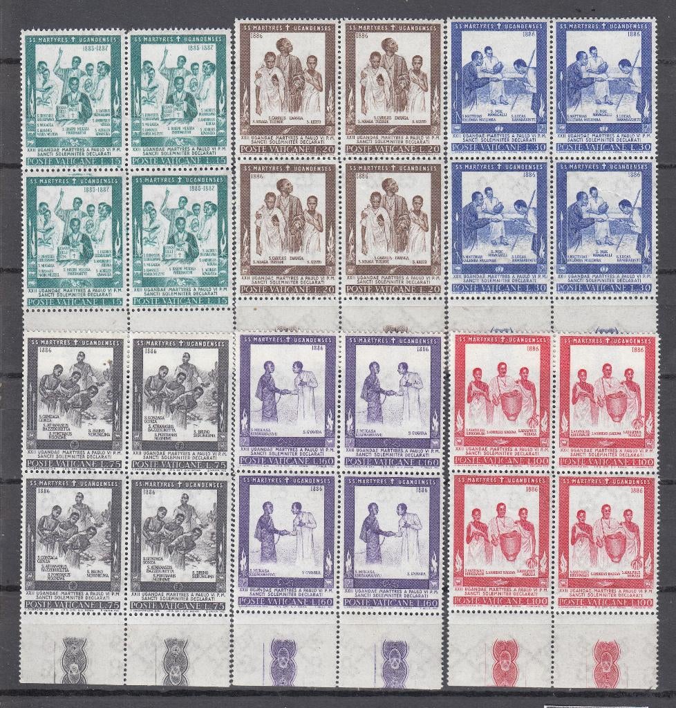 Vatikaan mi. 471/6 Pfr x4, Verzenden, Overige landen, Postfris