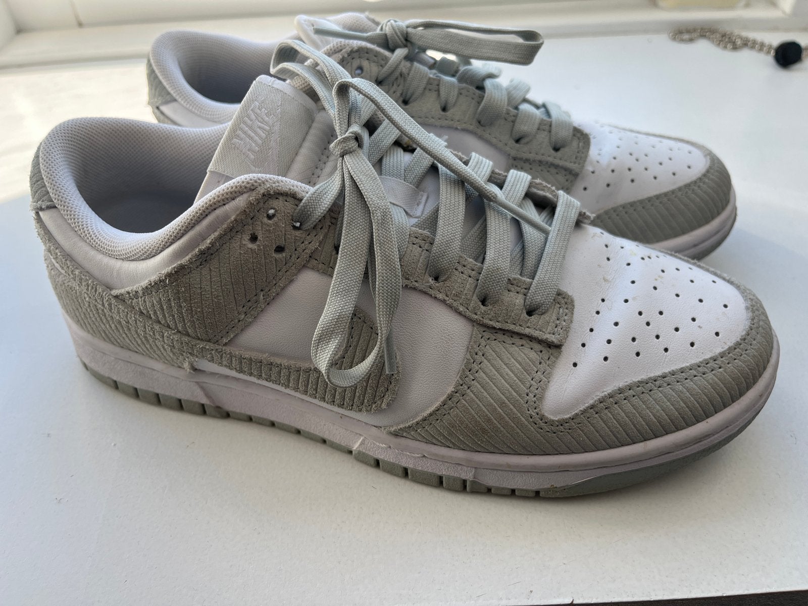 Nike Dunk Low 'Grey Fog' - Maat 40 - Unisex, Ophalen of Verzenden, Zo goed als nieuw, Sneakers of Gympen