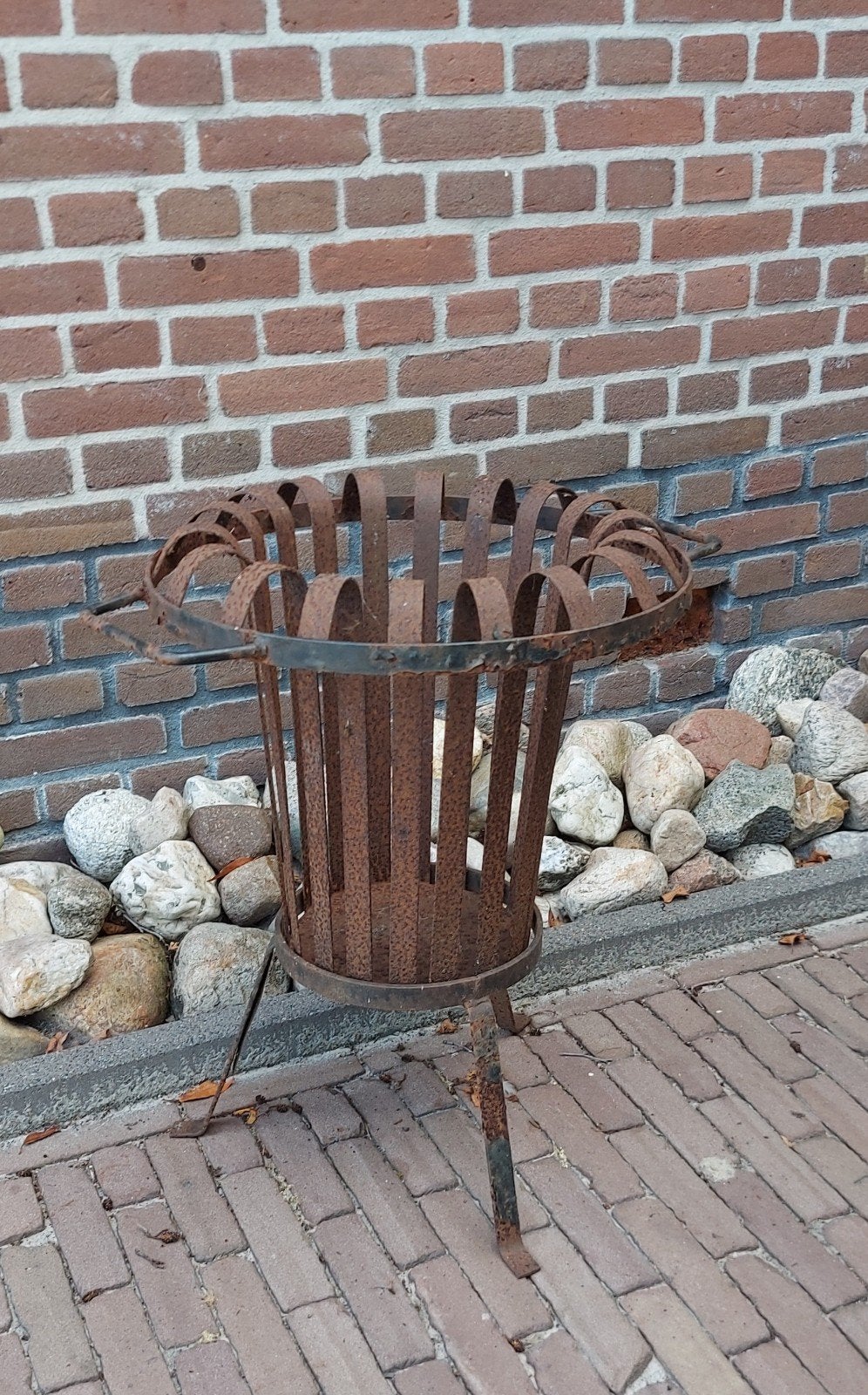 Vuurkorf, Ophalen