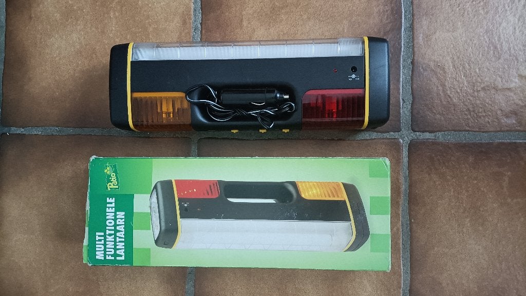 Patio Multifunctionele lantaarn/ noodlamp (voor bij auto)., Ophalen of Verzenden