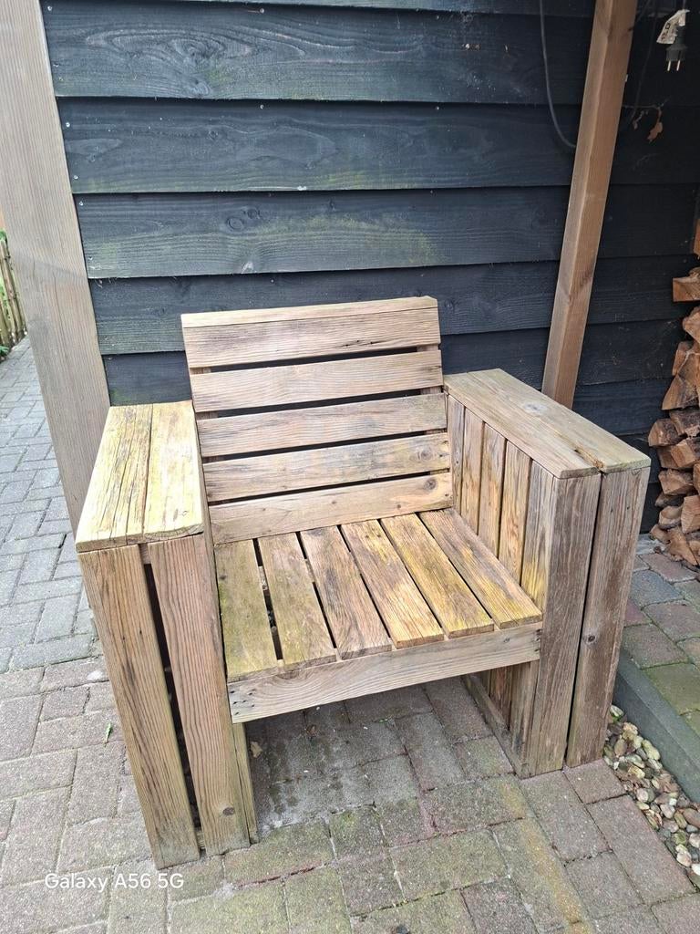 Houten tuinstoel, Ophalen, Hout