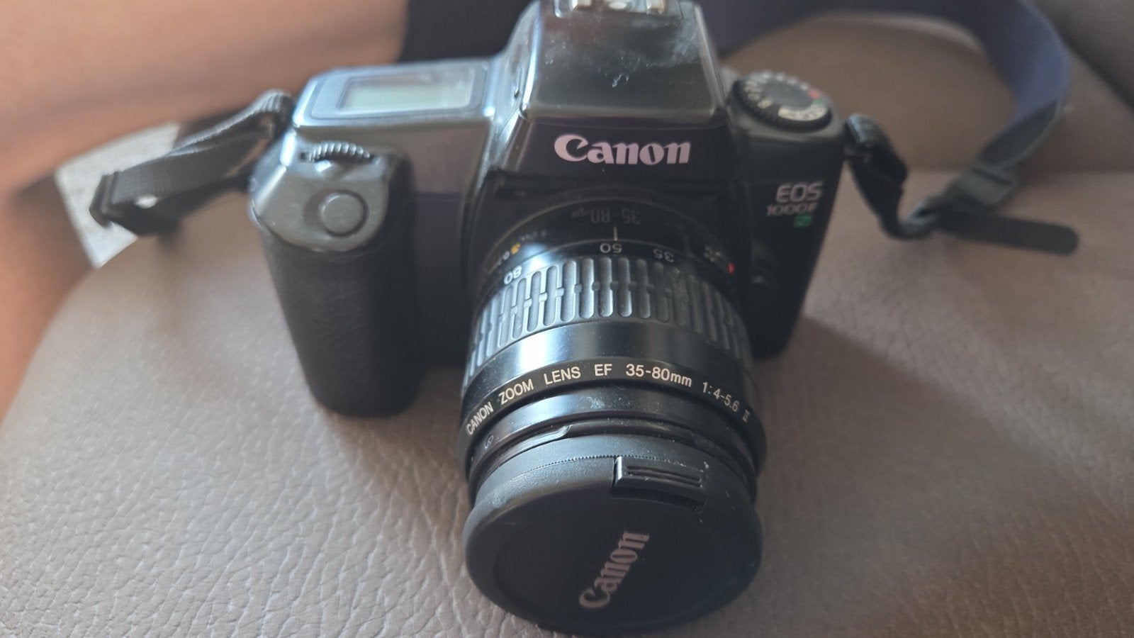 Canon EOS 1000F Spiegelreflexcamera met 2 lenzen (LEUSDEN), Ophalen, Gebruikt, Spiegelreflex, Canon