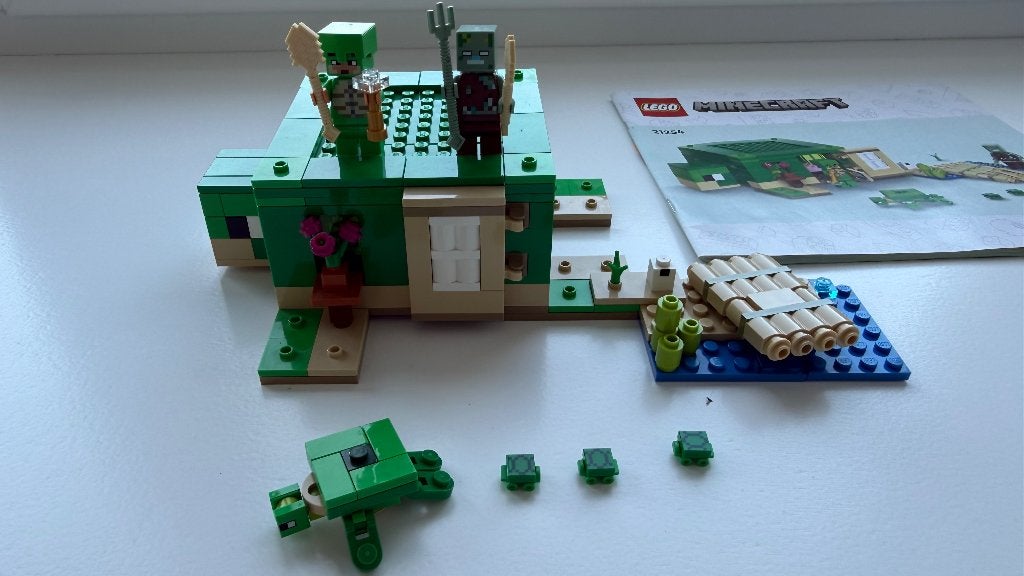 LEGO Minecraft Het Schildpadstrandhuis - 21254, Minecraft, Lego, Compleet, Ophalen of Verzenden