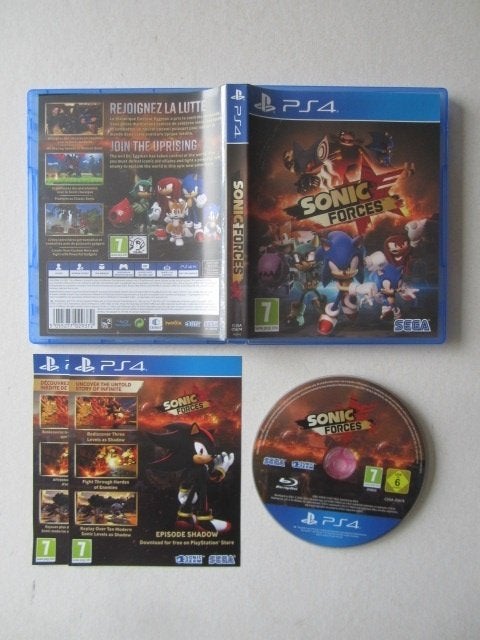 Sonic Forces (Hedgehog Sega) Playstation 4 PS4, 1 speler, Nieuw, Ophalen of Verzenden, Platform