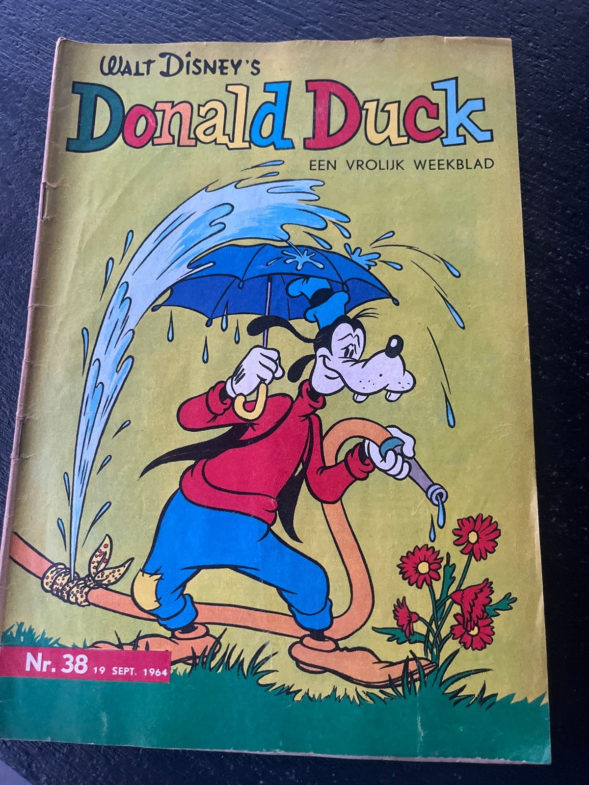Donald Duck Weekblad Nr. 38 - 19 september 1964, Eén stripboek, Ophalen of Verzenden, Gelezen