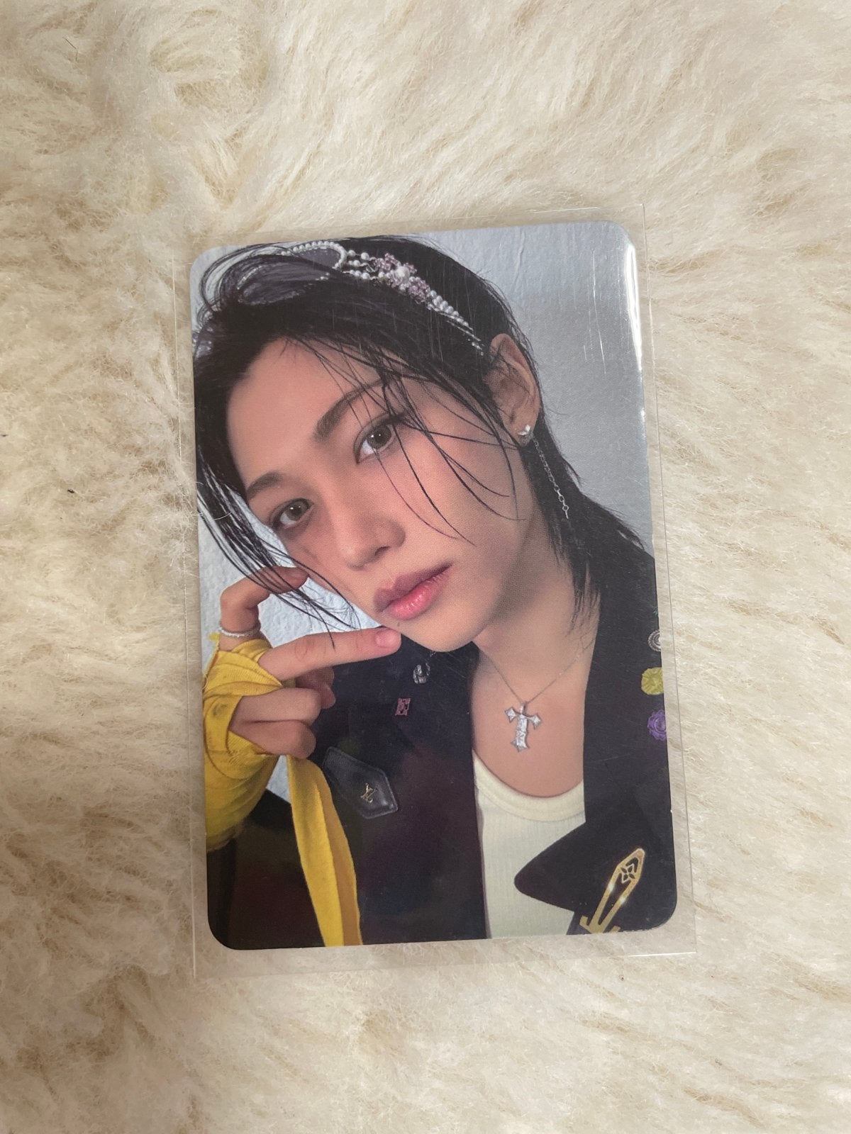 Stray Kids Felix Photocard - Karma Album Collectible, Ophalen of Verzenden, Zo goed als nieuw, Foto of Kaart