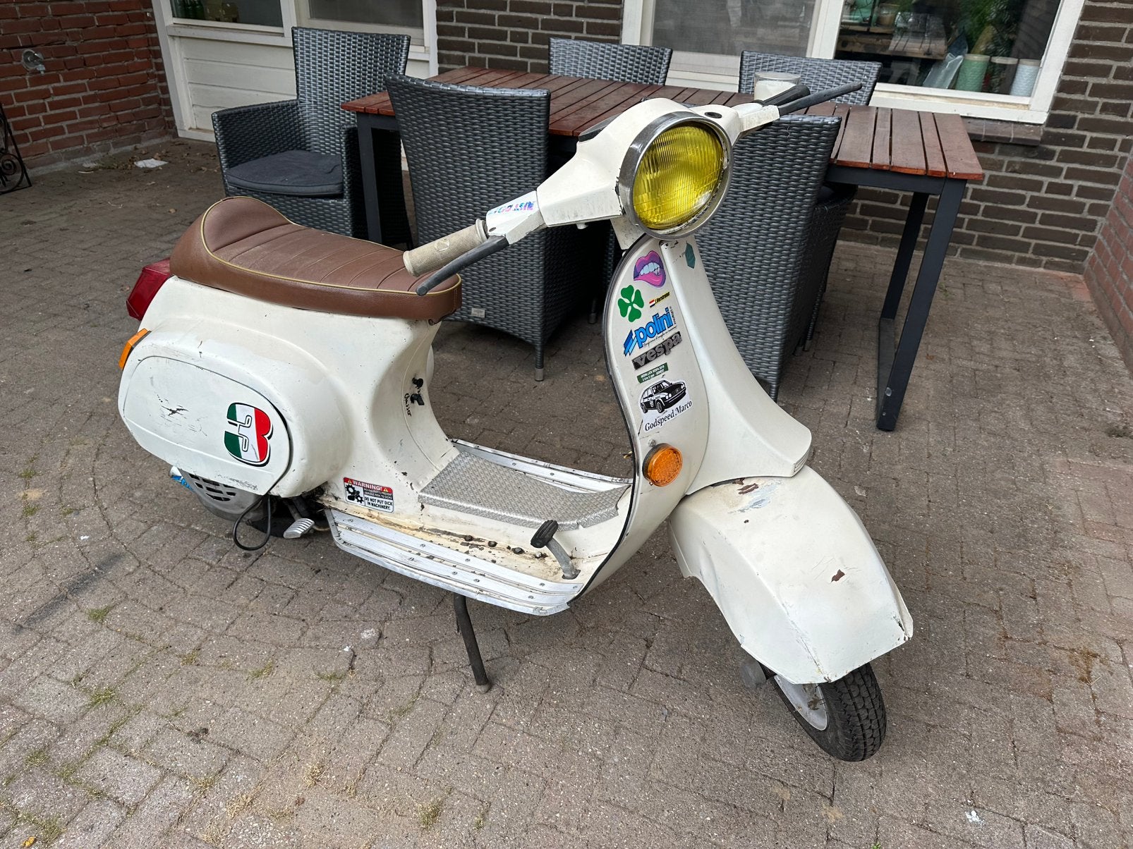 Vespa PK50 XL 75cc polini, Ophalen, Gebruikt, Maximaal 45 km/u