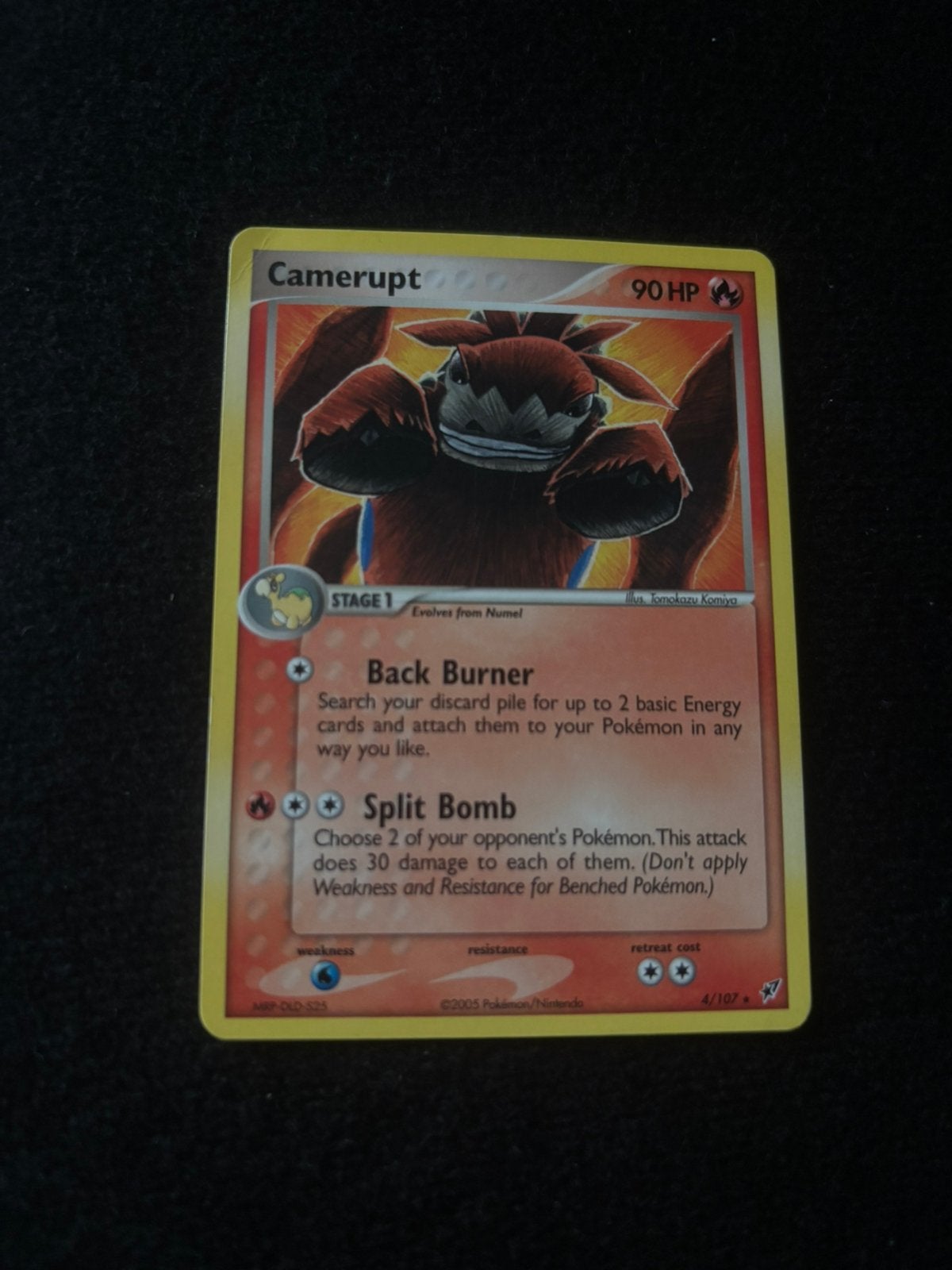 Camerupt (DX 4) non-holo, Verzenden, Zo goed als nieuw
